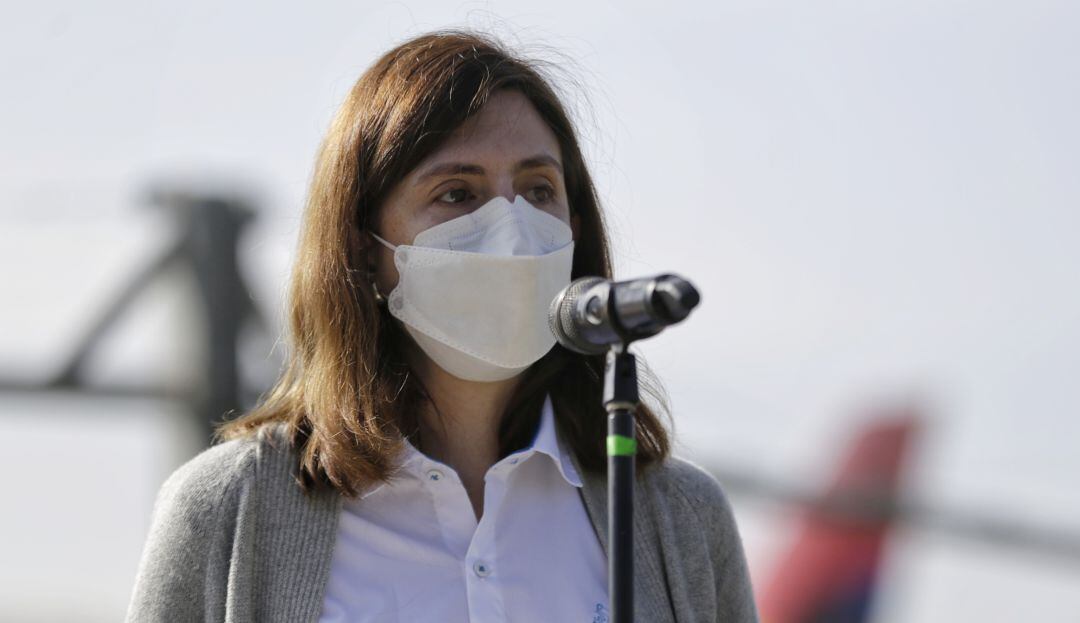 Cristina Arango, gerente del Acueducto. 