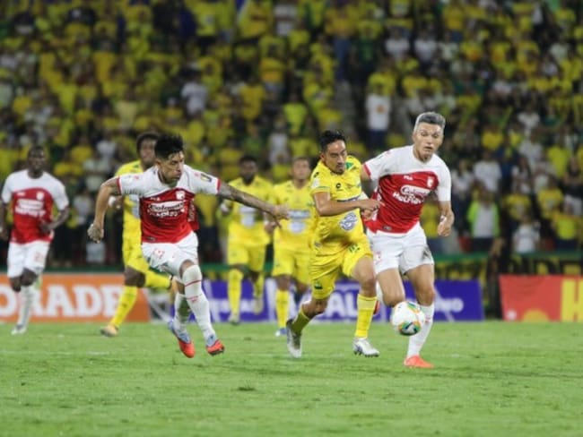 Bucaramanga vs. Santa Fe en la Liga Colombiana 2025-II / Colprensa