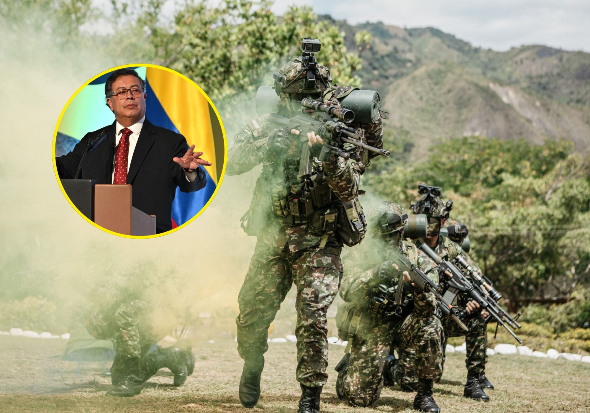 FFMM bombardearon a disidencias Farc en Guaviare, tras orden de Petro: son varios los muertos. Foto: Ejército/ Getty Images.