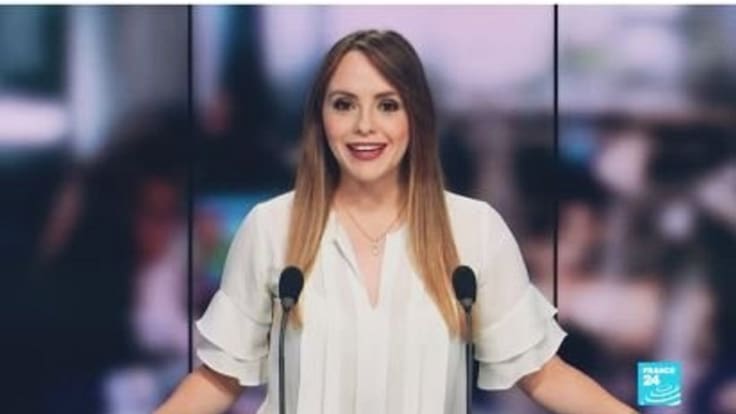 Ángela Gómez, la presentadora colombiana de France 24