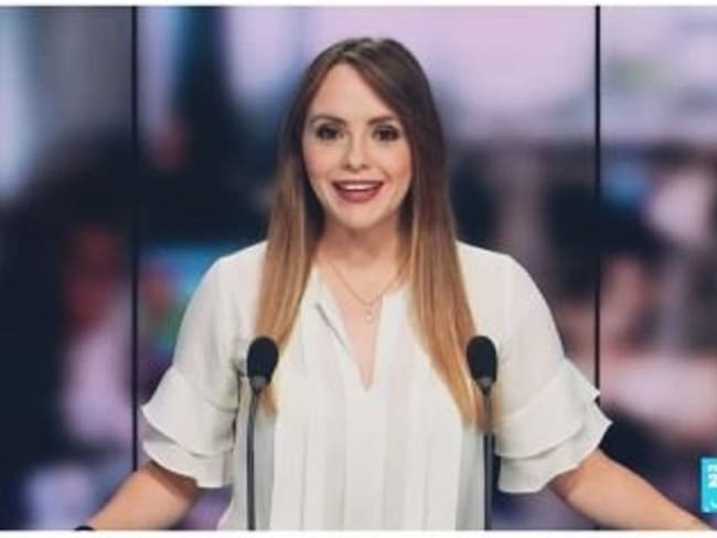 Ángela Gómez, la presentadora colombiana de France 24