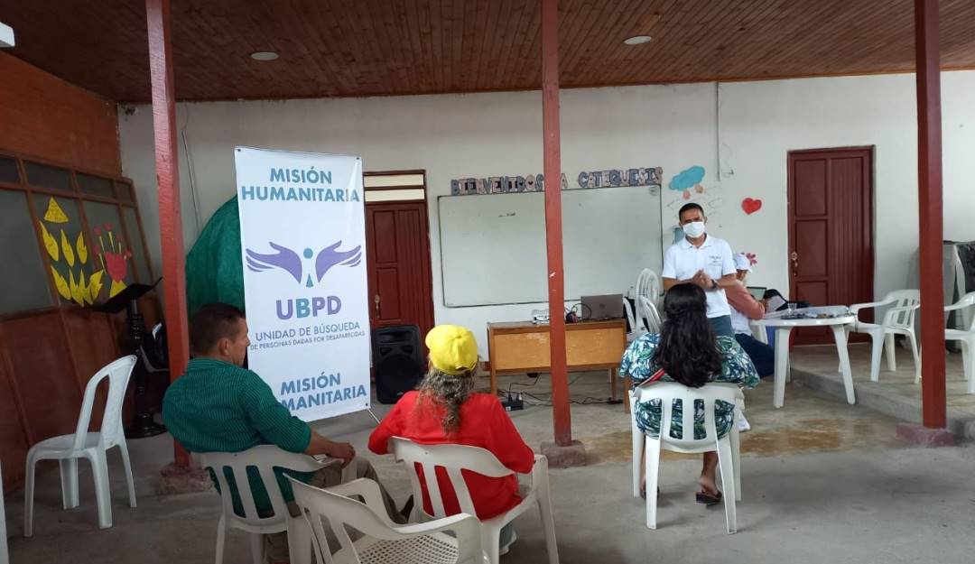 Unidad de Búsqueda desarrolla acciones humanitarias de toma de muestras genéticas a 120 familiares de personas desaparecidas en el Putumayo / UBPD