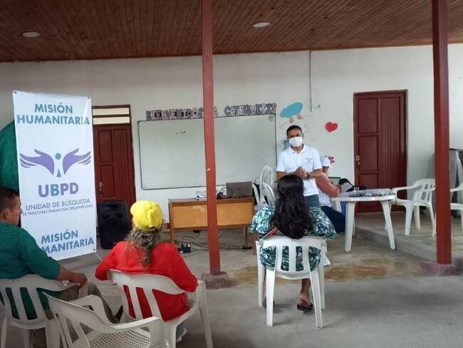 Unidad de Búsqueda desarrolla acciones humanitarias de toma de muestras genéticas a 120 familiares de personas desaparecidas en el Putumayo / UBPD