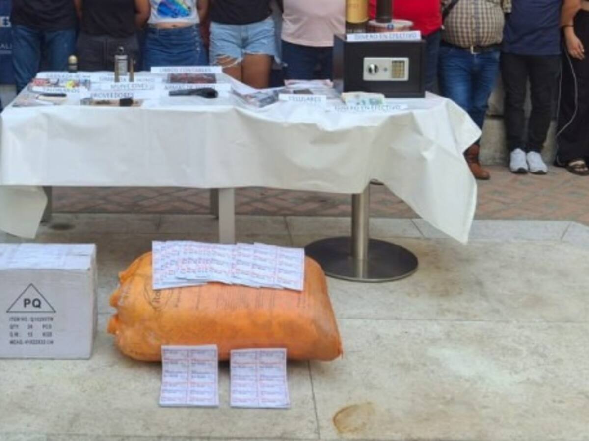 Autoridades logran 11 capturas por chance ilegal en los departamentos de Risaralda y Caldas