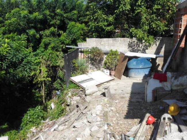 En peligro se encuentra un grupo de familias en el norte de Cartagena por deslizamientos