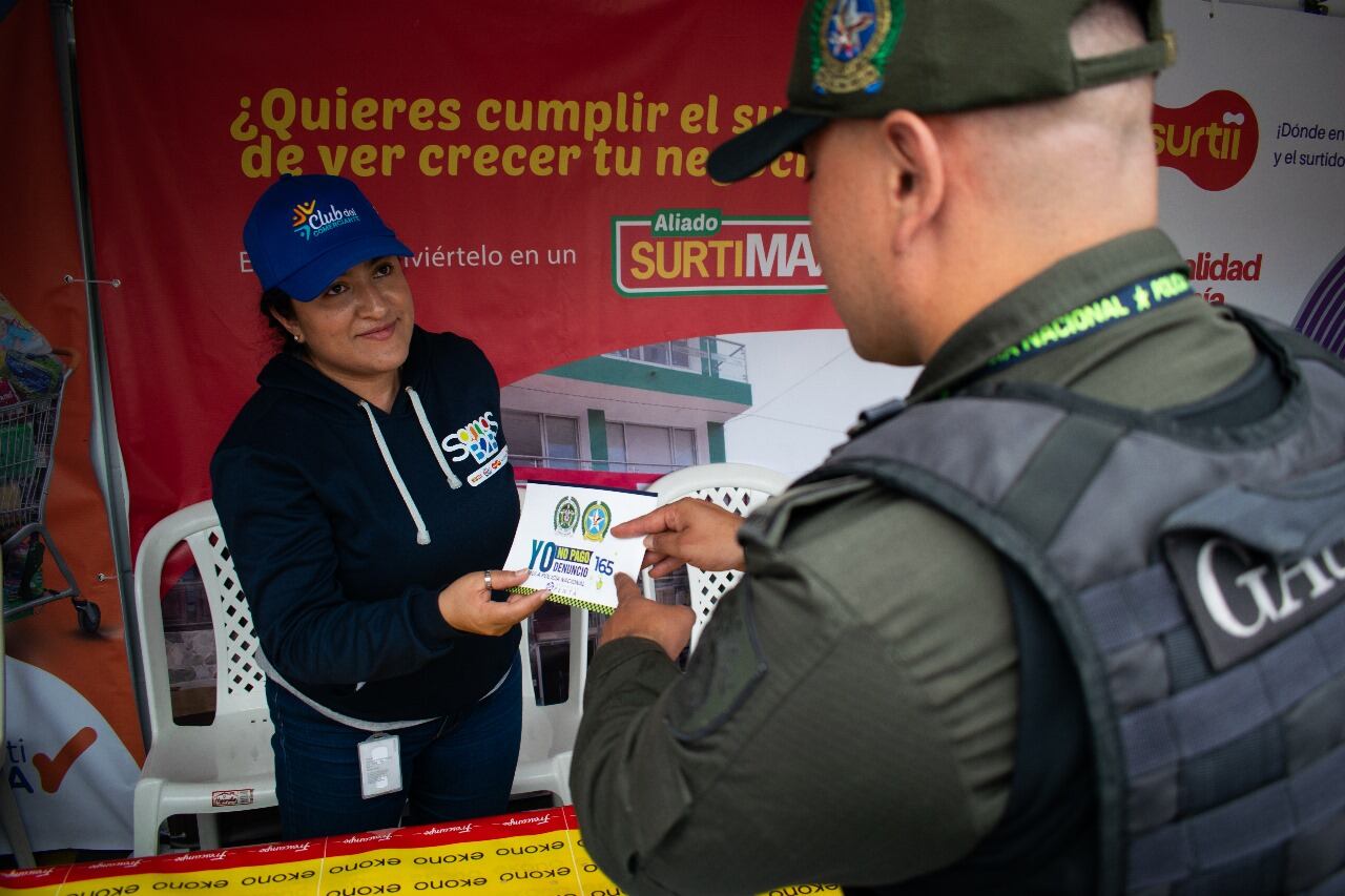 En Bogotá, 1.677 tiendas se unieron a las estrategias para evitar la extorsión en la ciudad