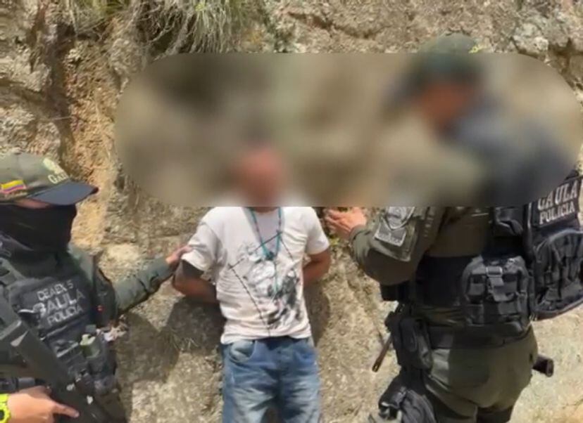 Capturado alias "Sampayo". Foto: Denor.