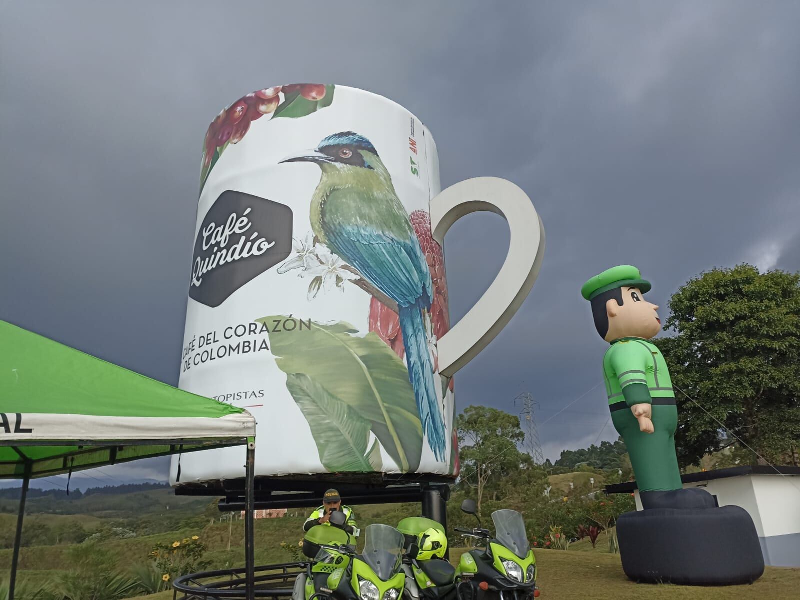 El Tambo de Filandia en autopistas del café en la vía Armenia - Pereira