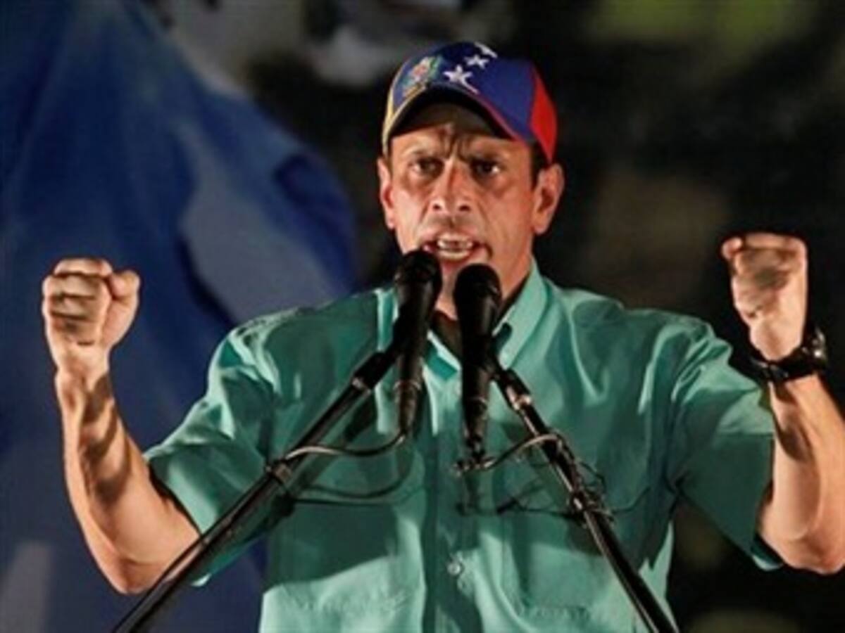 Capriles dice que fue atacado y hace responsable a Maduro por lo que le pase