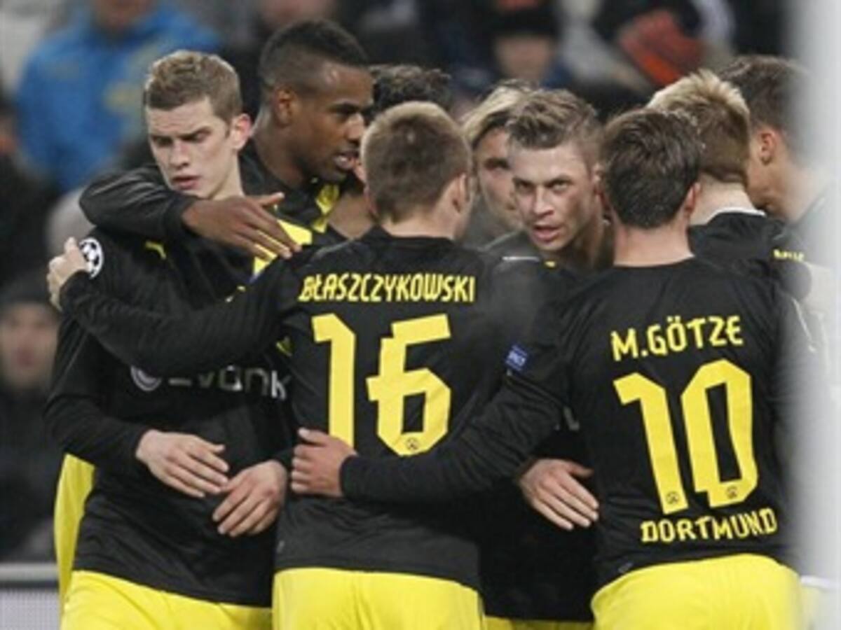 Borussia Dortmund rescató un punto con sabor a triunfo en su visita al Shaktar Donetsk