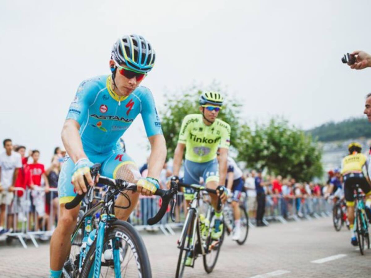 Miguel Ángel López se retiró de la Vuelta a España durante su sexta etapa