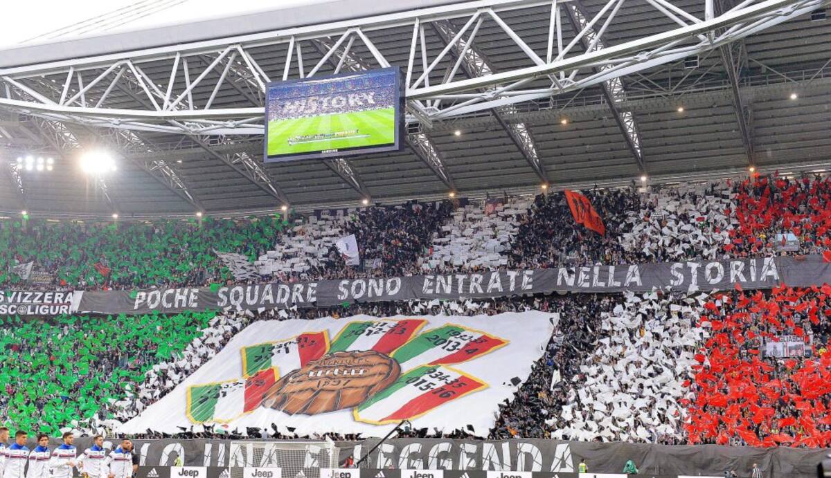 El homenaje de la hinchada a los 5 títulos consecutivos de Serie A.