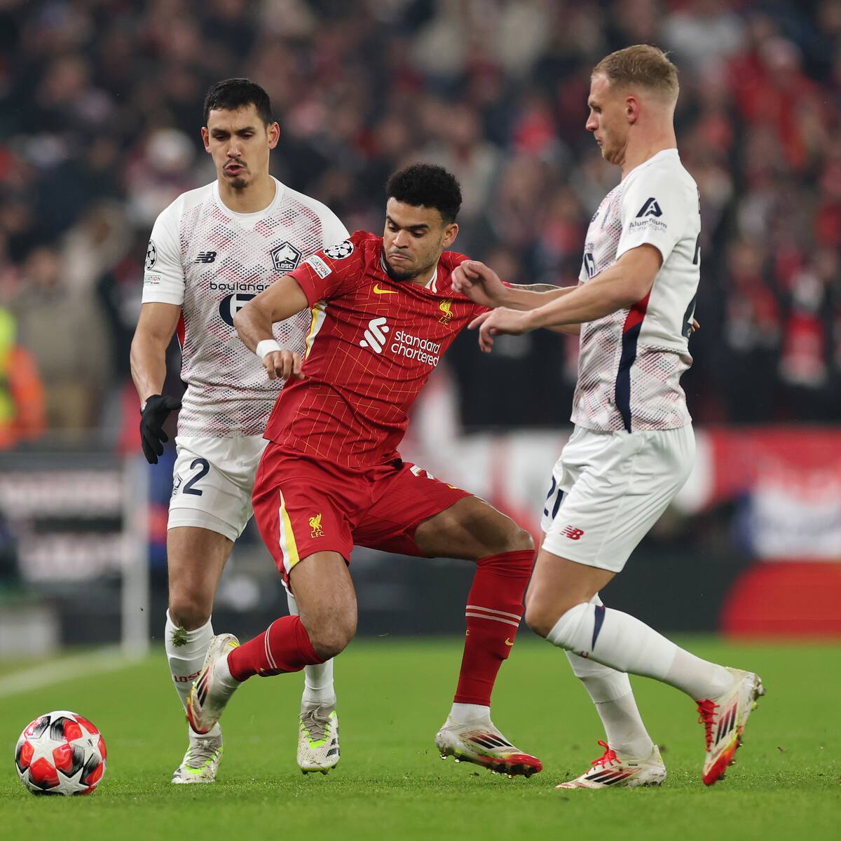 ¡Más ‘Líderpool’ que nunca! Gran victoria del Liverpool de Luis Díaz ante Lille en Champions League
