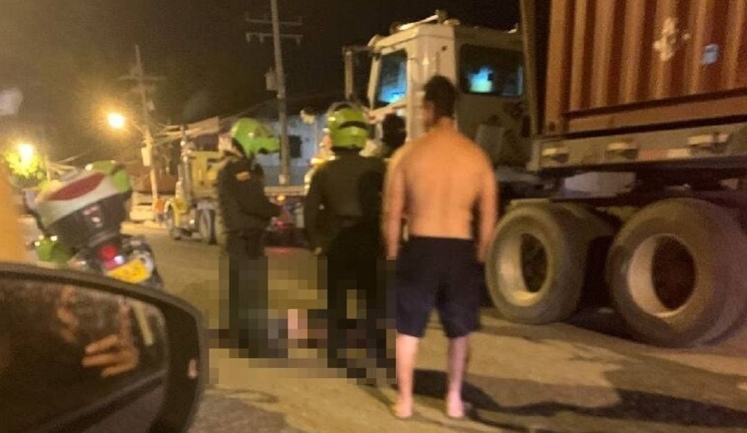 El accidente ocurrió en la avenida del Bosque