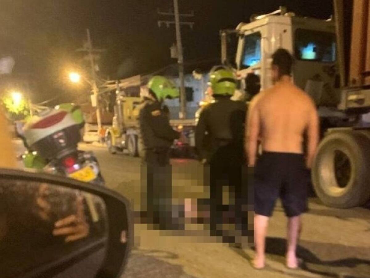 Murió hombre tras ser arrollado por una camioneta en Cartagena
