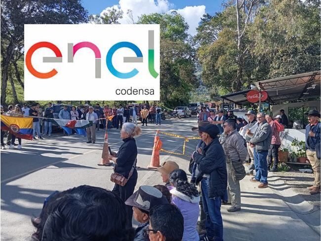Manifestación frente a la hidroeléctrica El Guavio en Cundinamarca se levantó: hay acuerdo con Enel.
