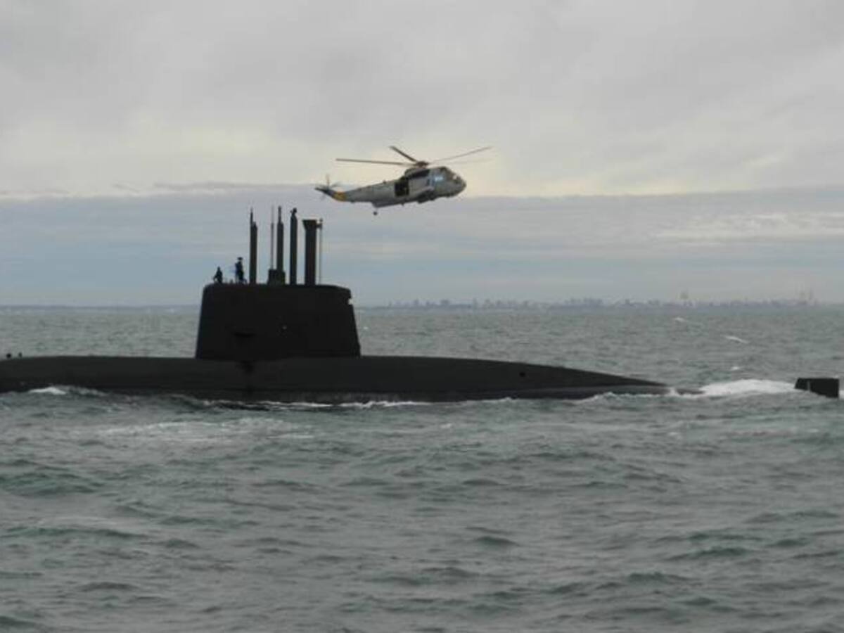 En esta zona se busca el submarino argentino ARA San Juan