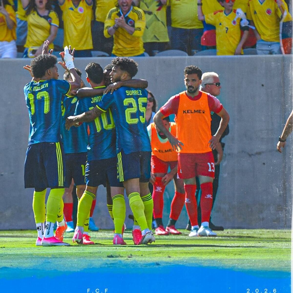 Jhon Arias marca doblete y le da a Colombia el triunfo contra Jordania antes del Mundial