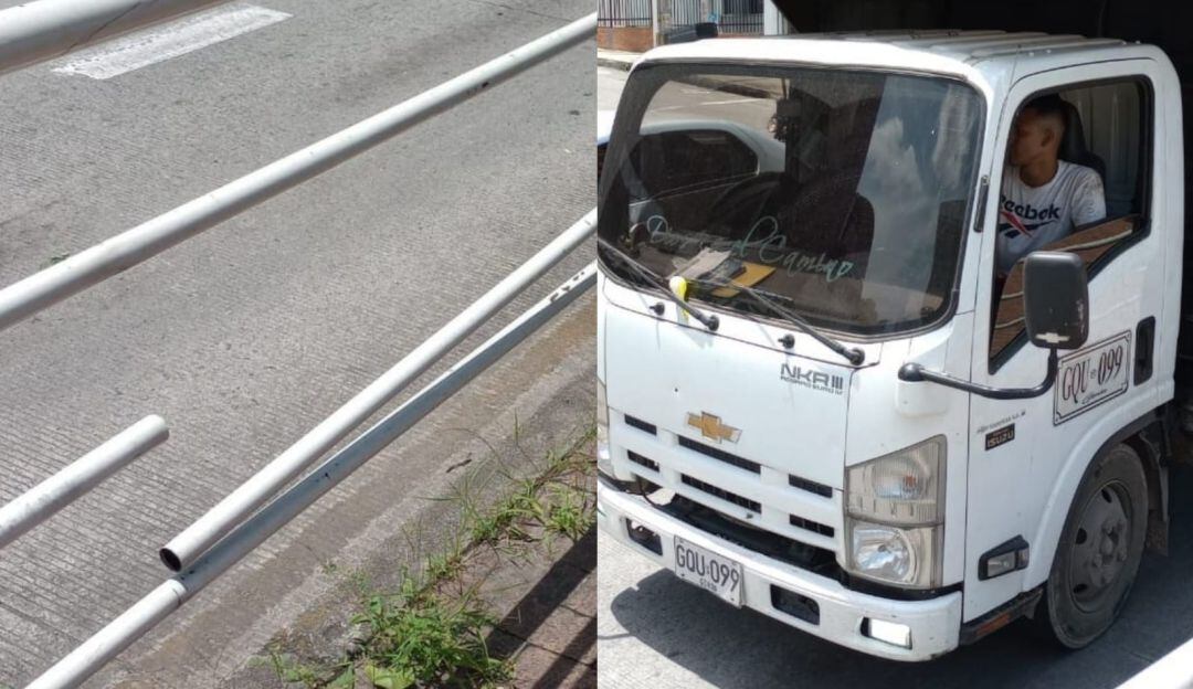 Invadió el carril de Metrolínea, causó daños en una estación y se voló