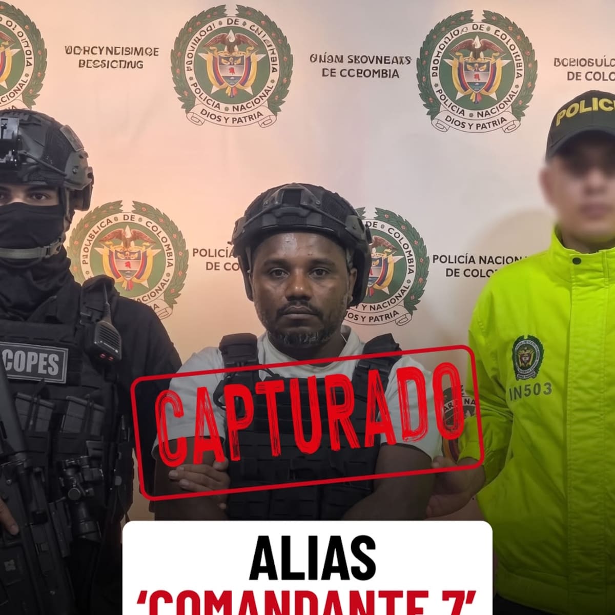 Capturaron en Soacha a alias ‘Comandante 7′, delincuente ecuatoriano requerido por Interpol