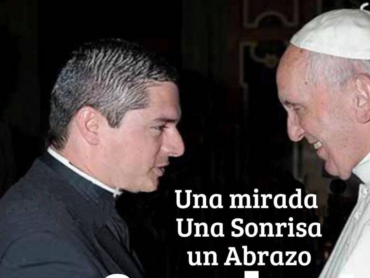 El sacerdote César Castaño de Armenia y su encuentro cercano con el Papa Francisco