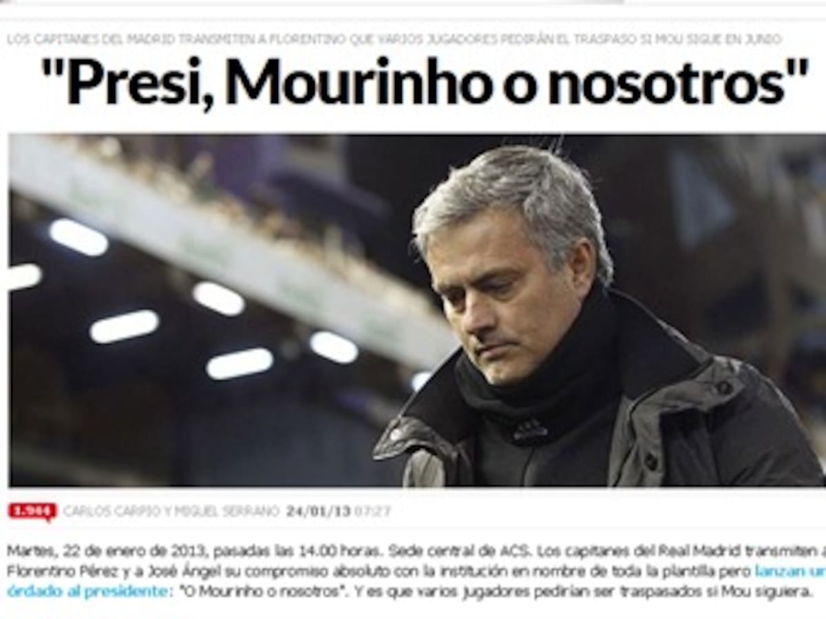Diario Marca mantiene su información y niega que quiera desestabilizar al Madrid