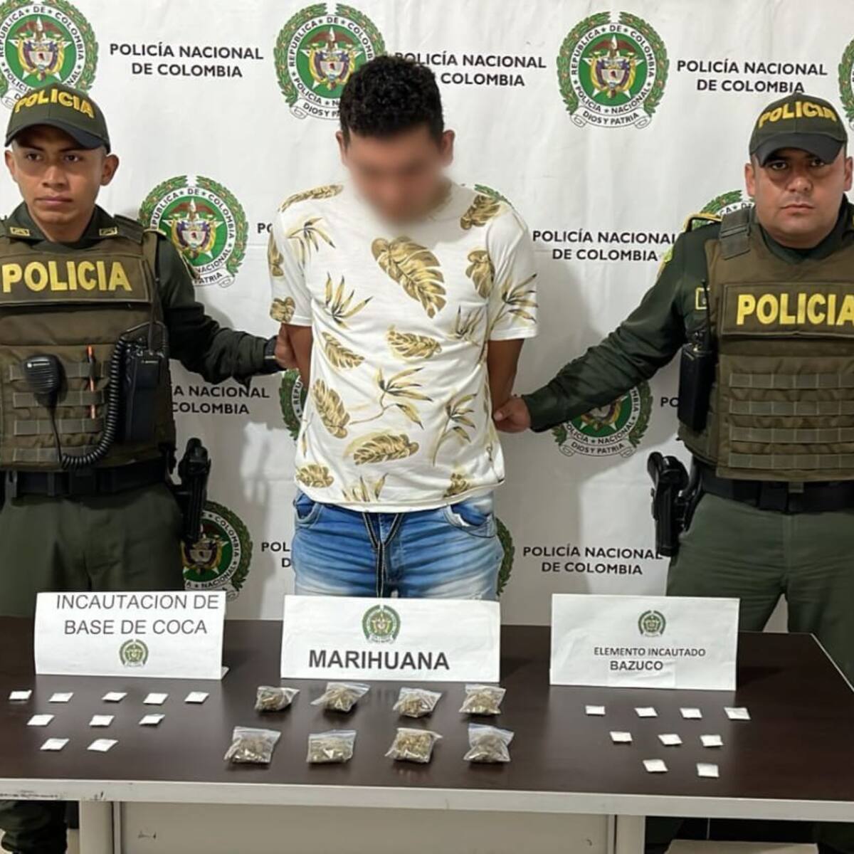 Viajo desde Neiva a vender alucinógenos a Santa María-Huila