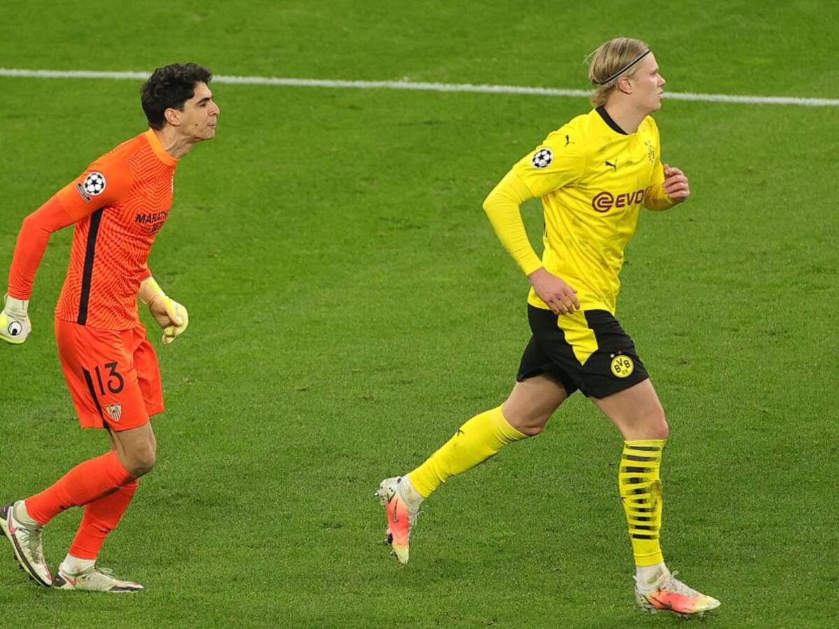 Haaland, protagonista de la noche por sus goles y una polémica