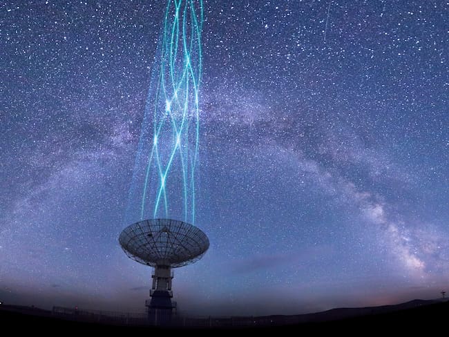 Detectan misteriosa ráfaga de ondas de radio en el espacio, la más lejana hasta la fecha. Foto: Getty Images / Imagen referencia
