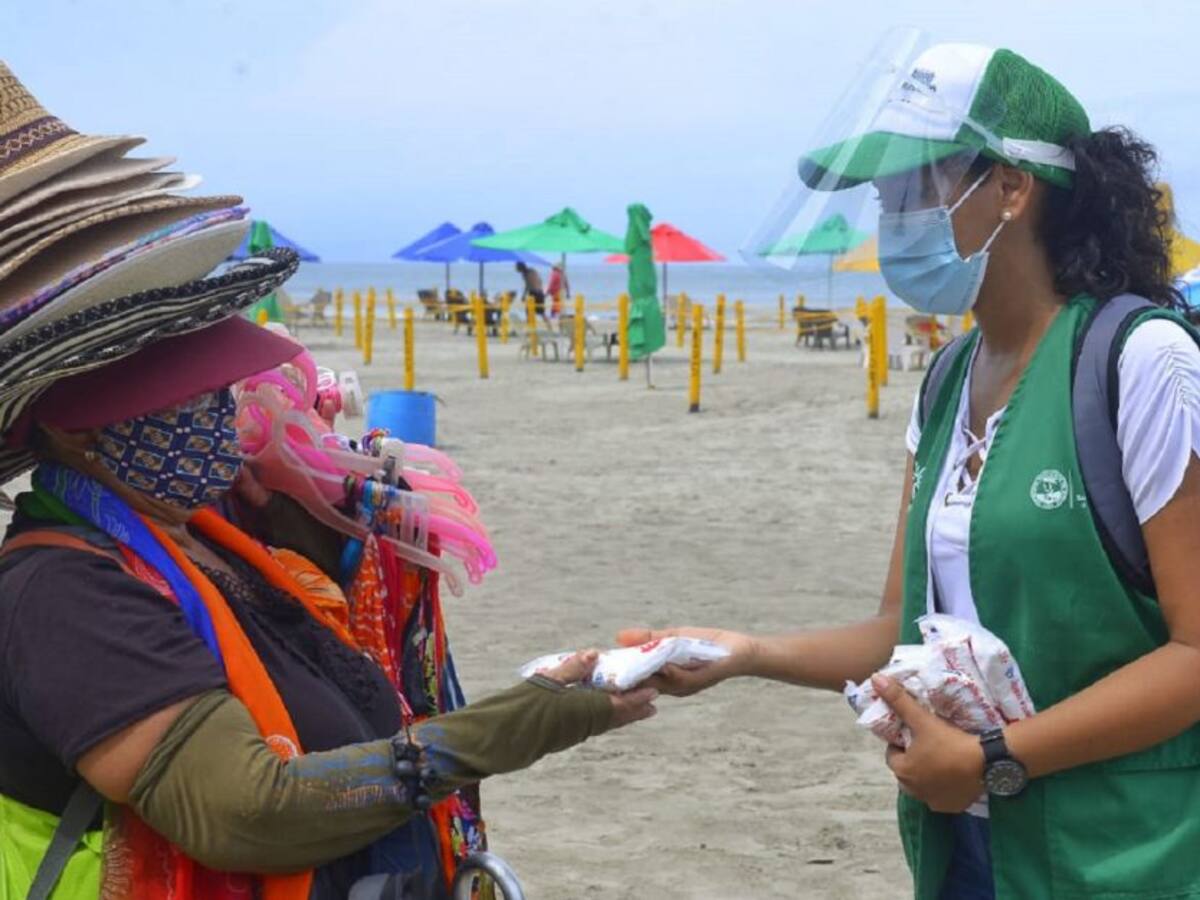 Reforzarán prevención del COVID-19 en las playas de Cartagena