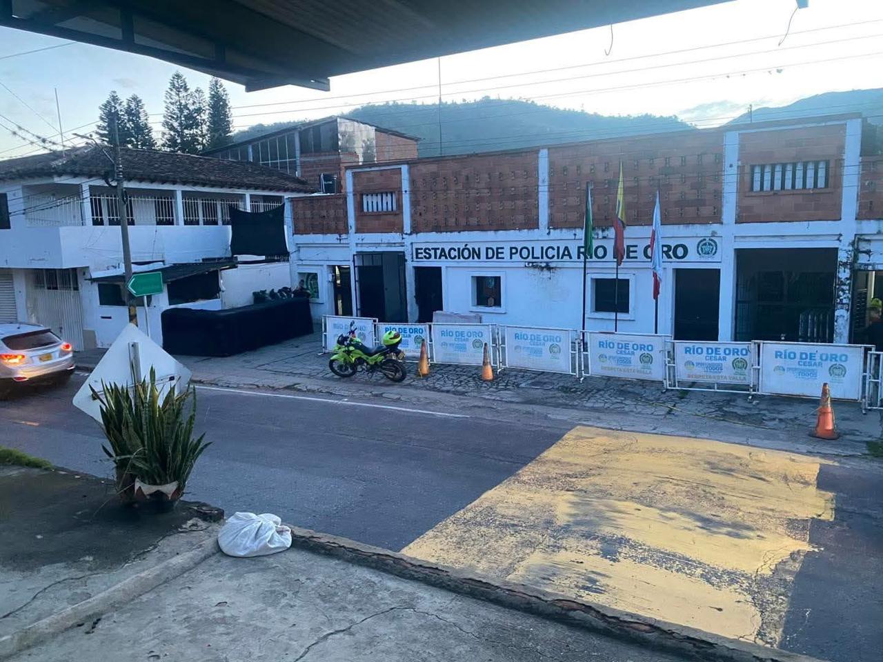 Estación de policía Río de Oro, Cesar. / Foto: Cortesía.