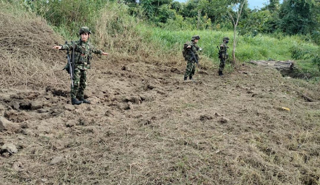 Los explosivos fueron destruidos de manera controlada. 