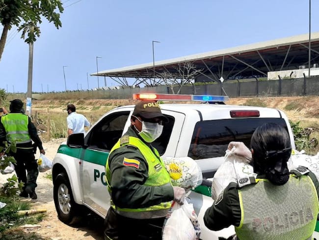 Ayudas humanitarias llegan a zona norte de Cartagena