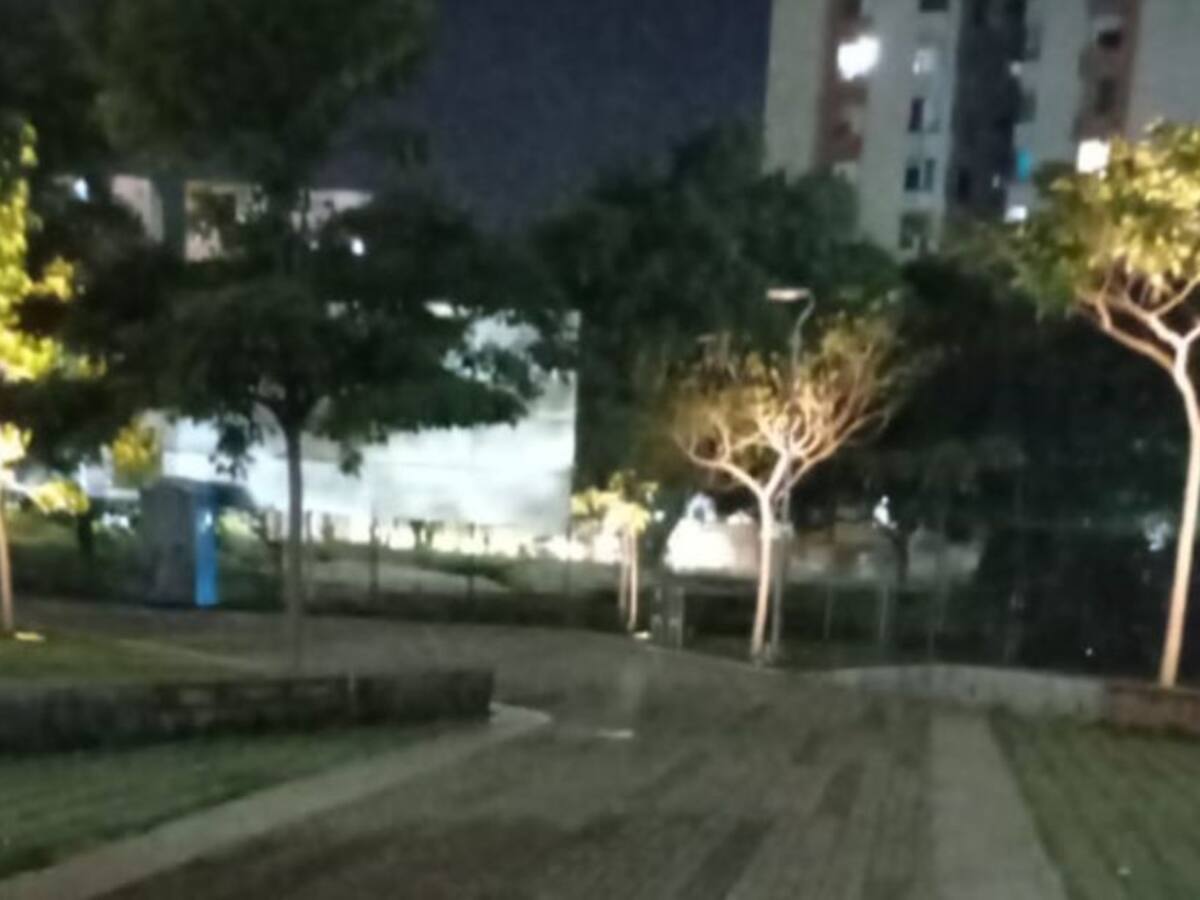 VIDEO: Parques a oscuras por robo de cables