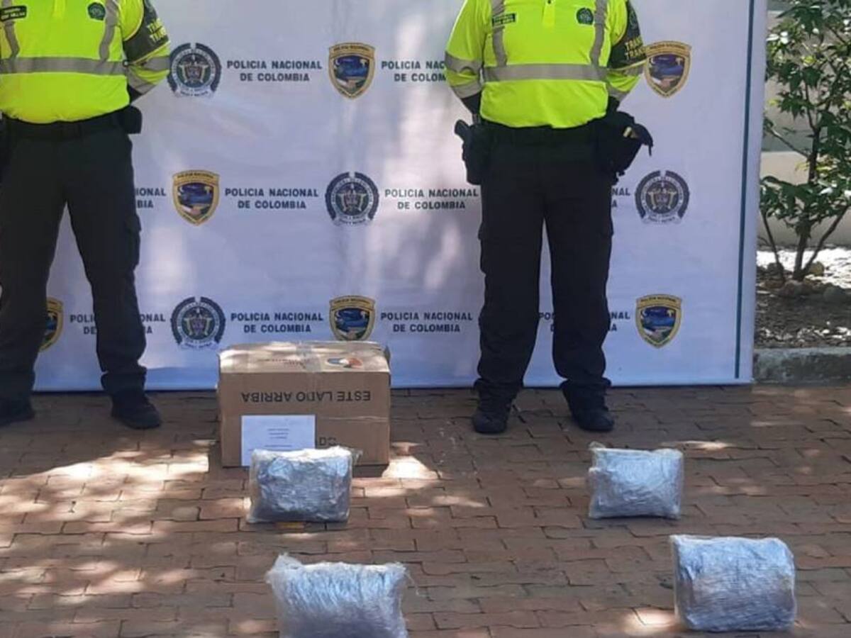 Incautados 8 kilos de marihuana mediante la modalidad de encomienda
