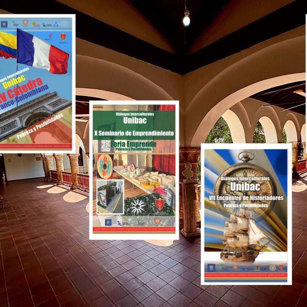 Diálogos Interculturales de Unibac 2025 hasta el 11 de junio en Cartagena