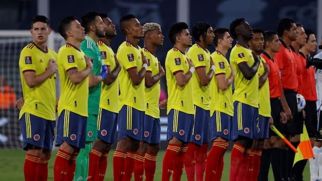 Once inicial de la Selección Colombia en Barranquilla.