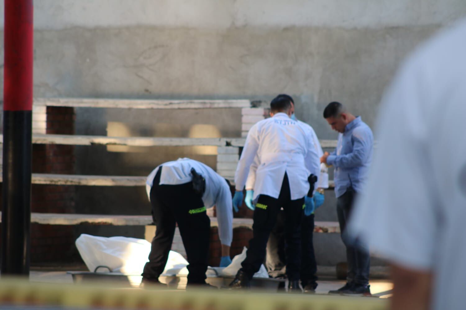 Hombre fue asesinado en medio de ataque sicarial en el barrio Sevilla de Cúcuta. / Foto: Camilo Picón.