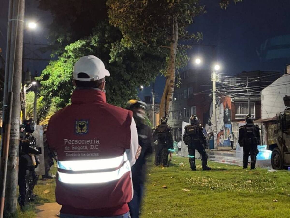 Marchas del 7 de agosto dejaron ocho capturados en Bogotá
