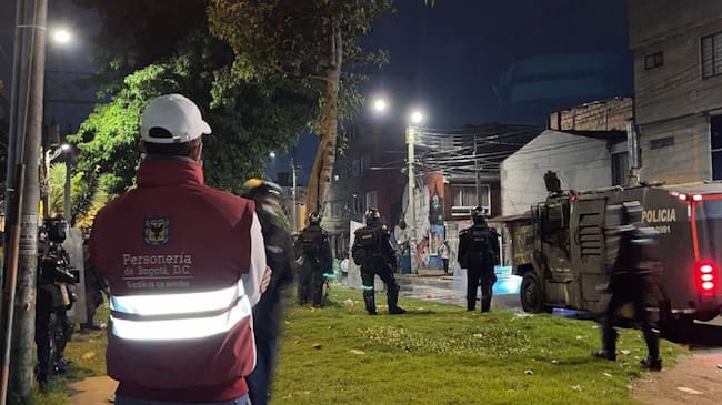 Marchas del 7 de agosto dejaron ocho capturados en Bogotá