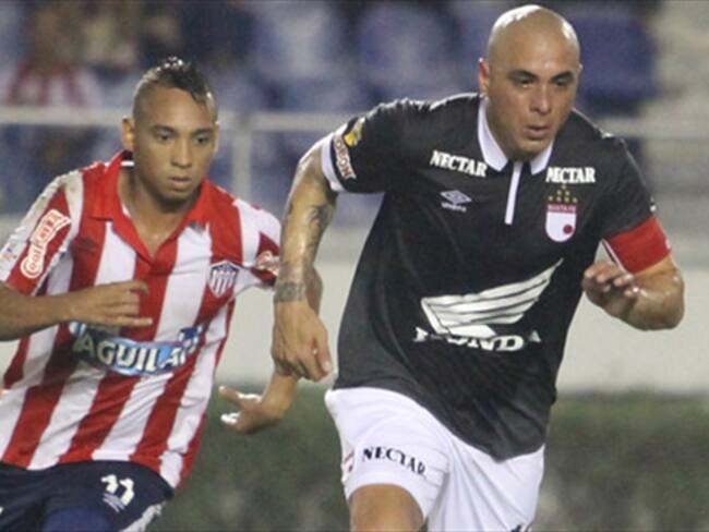 Junior y Santa Fe empataron en la semifinal de ida de la Copa Postobon