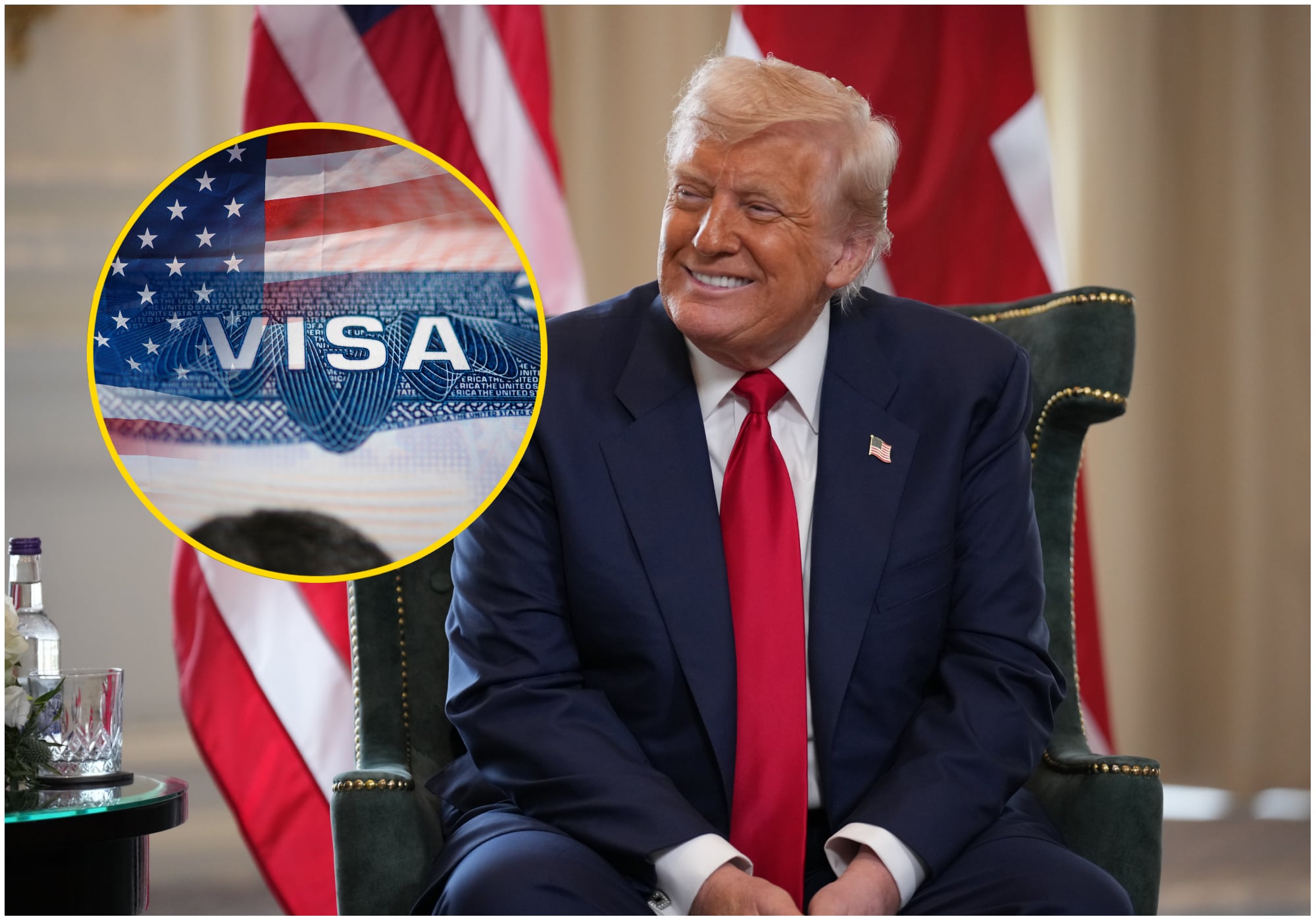 El Gobierno de Donald Trump ha cancelado más de 80.000 visas en lo que va de 2025. Foto: Getty Images.