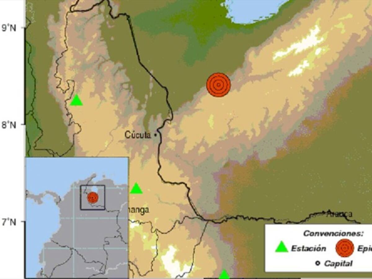 Dos sismos se registraron en la frontera con Venezuela