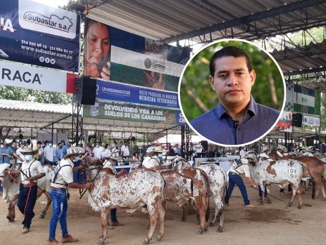 Boris Zapata, secretario de Competitividad de Córdoba, habló sobre las novedades de la 63 Feria Nacional de la Ganadería.