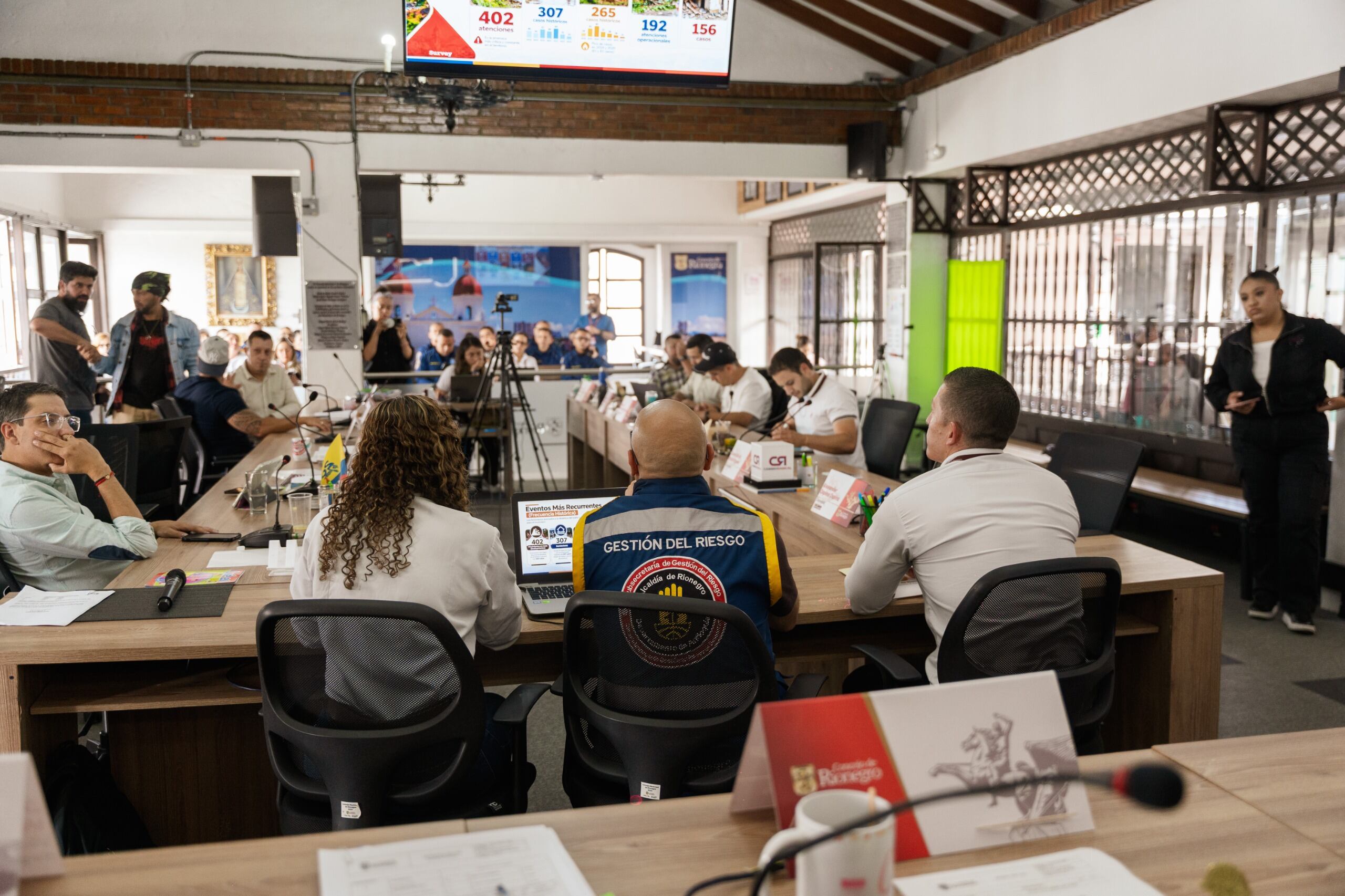 Concejo de Rionegro revisó capacidad de respuesta y condiciones logísticas para atender emergencias. Foto: Concejo de Rionegro.