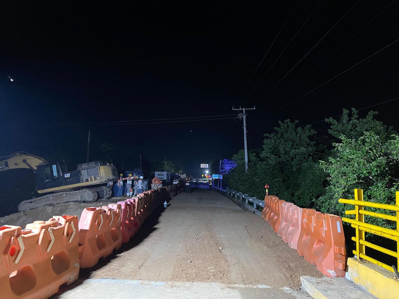 Habilitado carril en doble sentido. Foto: Ruta Costera