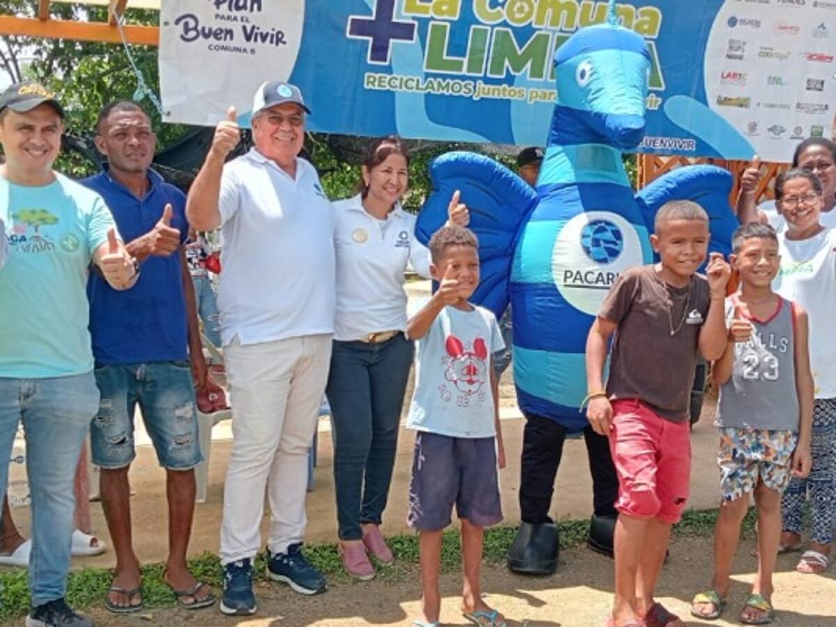 Jornada de reciclaje beneficiará a 60,000 habitantes de la comuna 6 de Cartagena