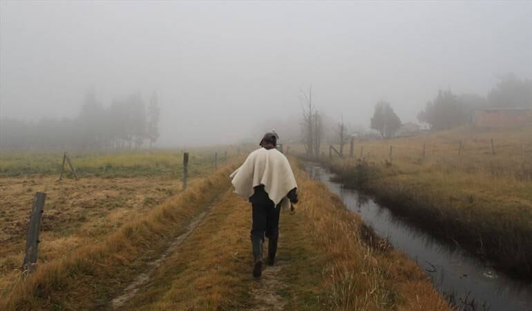 Heladas en el altiplano cundiboyacense