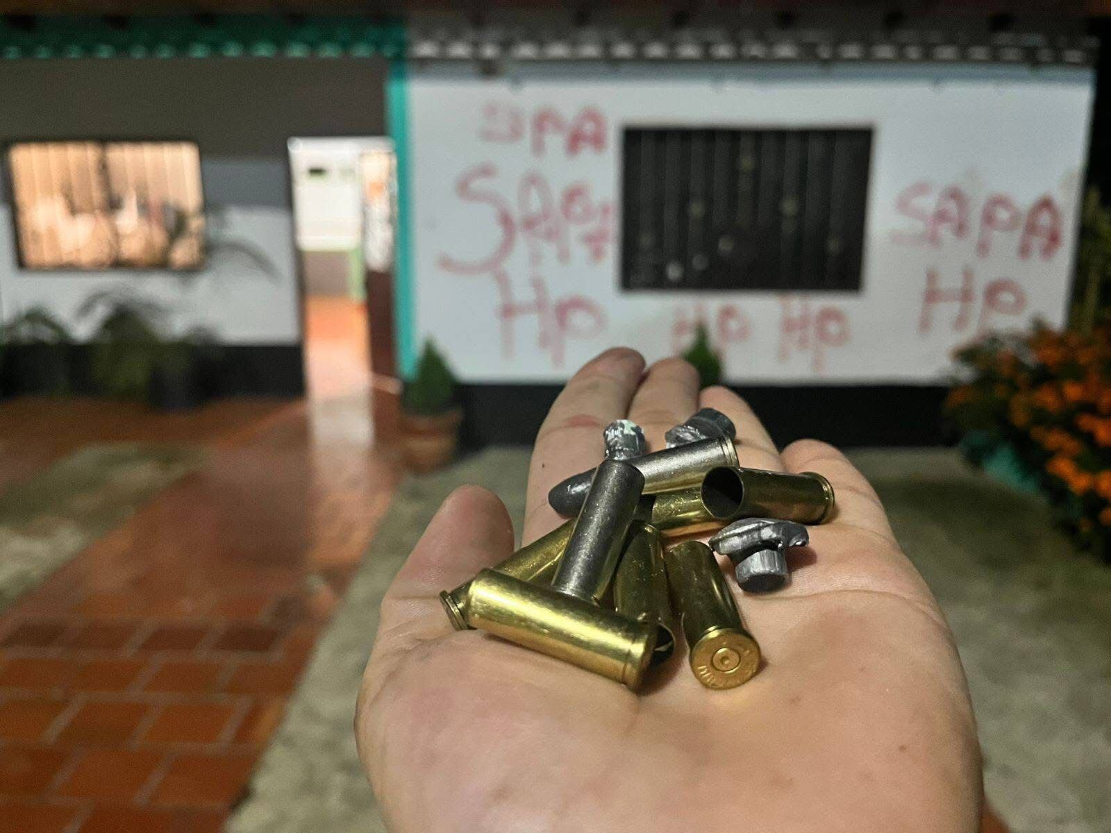 Ataque contra vivienda de lideresa social en zona rural de Convención. / Foto: Cortesía.