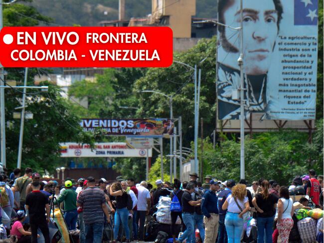 Frontera Colombia - Venezuela 10 de enero 2025. Imagen vía Getty Images